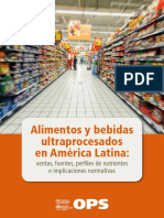 Alimentos y Bebidas Ultraprocesados en América Latina OPS