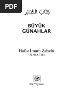 Büyük Günahlar - Hafiz Imam Zehebi PDF