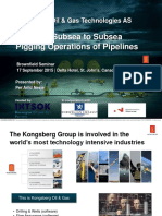 Cubsea To Subsea Piping