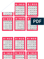 Bingo Cards PDF