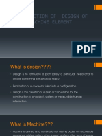 Introduction of Design of Machine Element