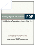 Managing The Probationary Period: Establishing A Foundation With Your New Hire