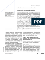 Allergic and Irritant Contact Dermatitis: Pathophysiology and Immunological Diagnosis