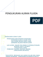 Pertemuan 4. Pengukuran Aliran Fluida