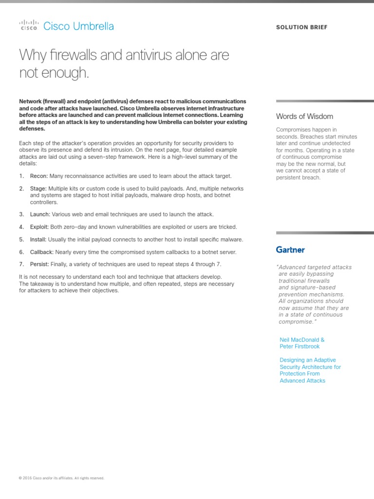 Firewalls and Antivirus Not Enough | PDF | Malware | Antivirus Software