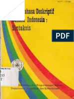 Tata Bahasa Deskriptif Bahasa Indonesia Sintaksis (1985)