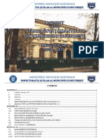 Raport Privind Starea Învățământului Din Municipiul București (2018-2019)
