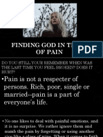 Finding God in Times of Pain