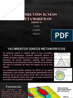 Yacimientos Ígneos Metamorficos