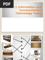 1 Information and Communication Technology Today