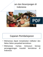 Kemiskinan Dan Kesenjangan Pendapatan Di Indonesia