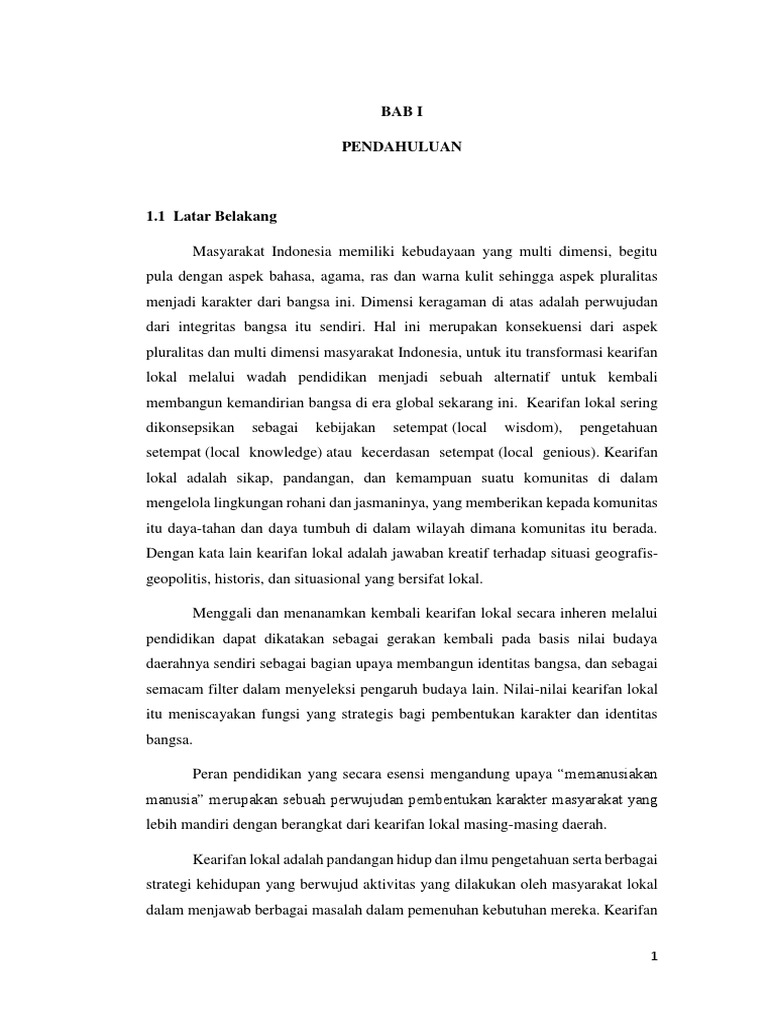 Makalah Kearifan Lokal Suku Bugis Nilai Sosial Kepercayaan Dan Tradisi