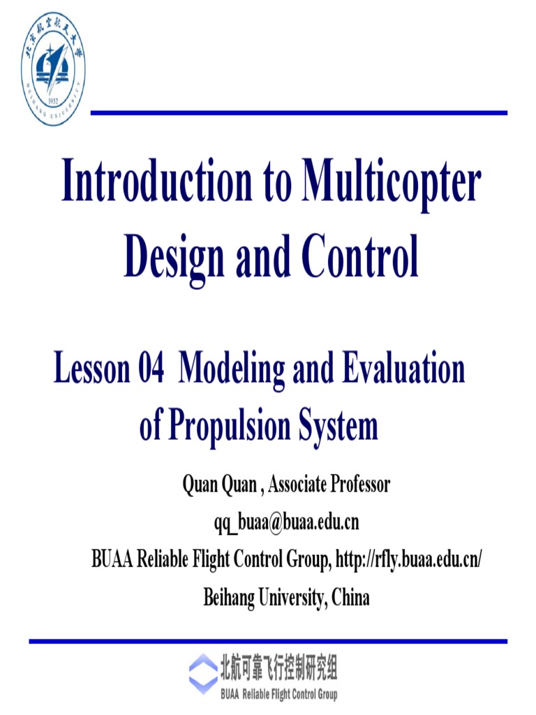 Multicopter Propulsion System Evaluation | PDF | Thrust | Electric Motor