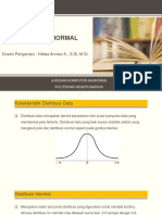 Matematika Ekonomi - Distribusi Normal