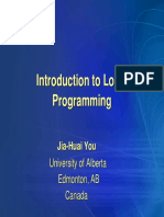 Logic Programming 1 PDF