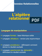 Algebre Relationnel