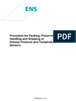 Subsea Pressure Sensor Packing Preserving Handling Shipping