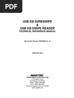 Usb KB Sureswipe & Usb KB Swipe Reader: Technical Reference Manual