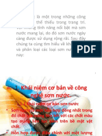 CÔNG NGHỆ SƠN NƯỚC thành phần - khái niệm