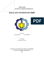 Ballast System On Ship