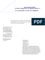 Risk of Behaviour Suggestive of Opioid Abuse: A Protocol For A Systematic Review of Validated Assessment Tools