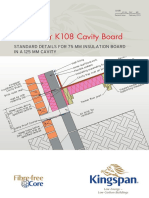 Kooltherm K108 (75 MM in A 125 MM Cavity) Standard Details - 2nd Issue February 2019