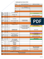 Spalding High School 2019-20 Calendar