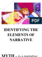 Identifying The Elements of Narrative