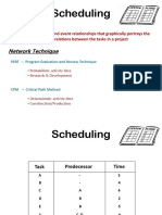 Scheduling: Network Technique