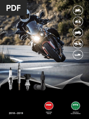 Ngk Motorrad Katalog 18 19 Electricity Electrical Components