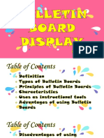 Bulletin Board Display Powerpoint Presentation