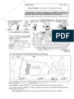 Localização e extensão de Portugal