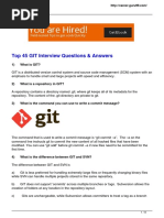 Top 40 Interview Questions On Git