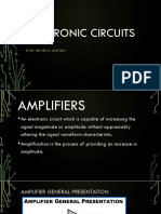 Electronic Circuits: Engr. Denver G. Magtibay