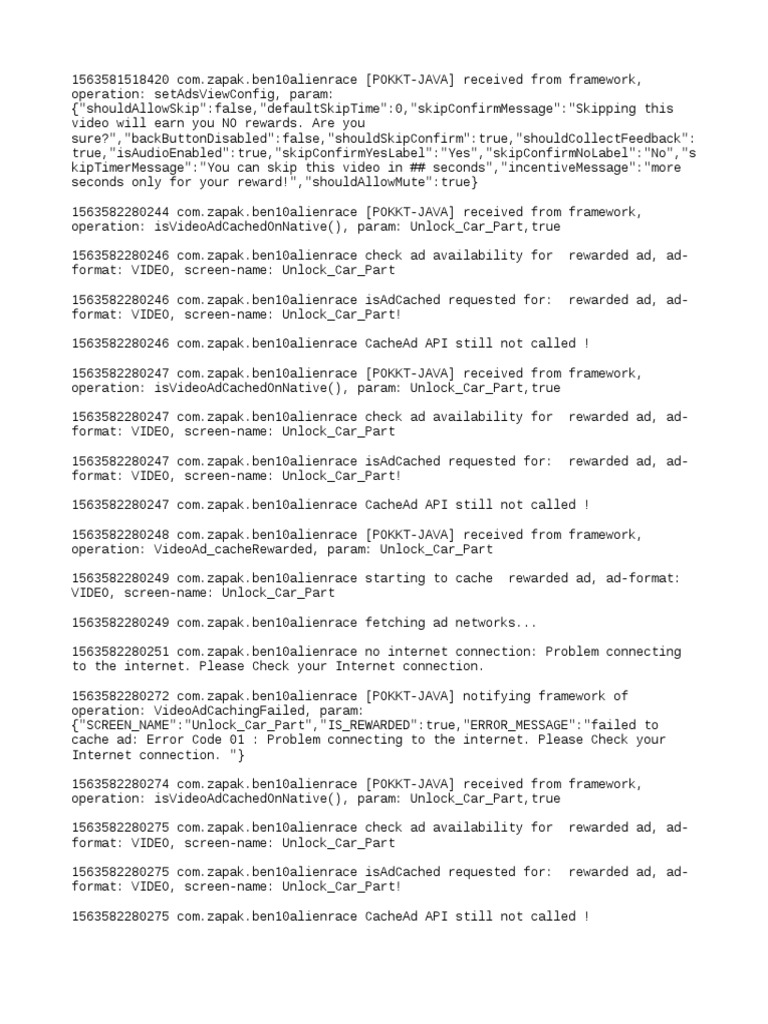 Video Ad Caching Operations Log | PDF | Cache (Computing) | Computer Data