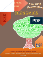 Economics: Council For The Indian School Certificate Examinations