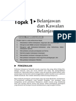 Topik 1 Belanjawan Dan Kawalan Belanjawa PDF