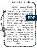 Tagalog Classroom Prayer | PDF