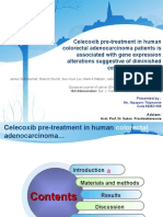 Celecoxib Pre-Treatment in Human Colorectal Adenocarcinoma Patients Is - No Cut