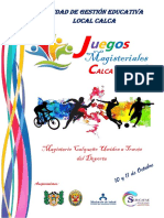 Bases Juegos Magisteriales 2019 PDF