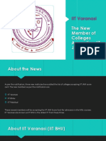 IIT Varanasi - New Member of Colleges Accepting IIT JAM Score