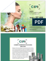 CIPI Brochure - Cosmetic Raw Material & Packaging