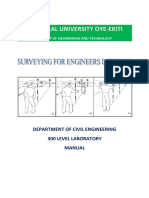 300 LEVEL Survey Practical CVE 303 PDF