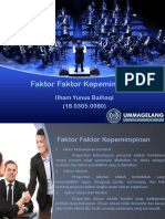 Faktor Faktor Kepemimpinan