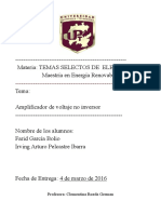 Amplificador Operacional No Inversor