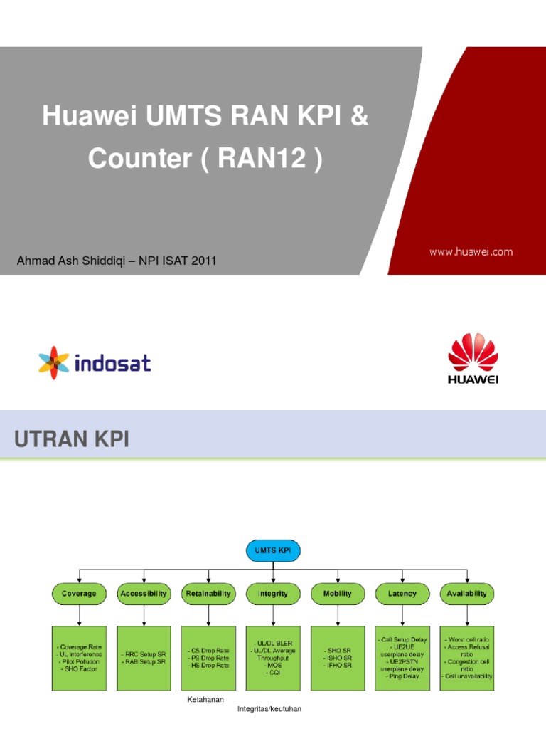 02 Huawei RAN KPI & Counter R12 | PDF | High Speed Packet Access ...