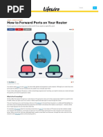 How To Forward Ports On Your Router PDF