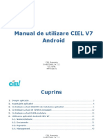 Manual de Utilizare CIEL V7 Android