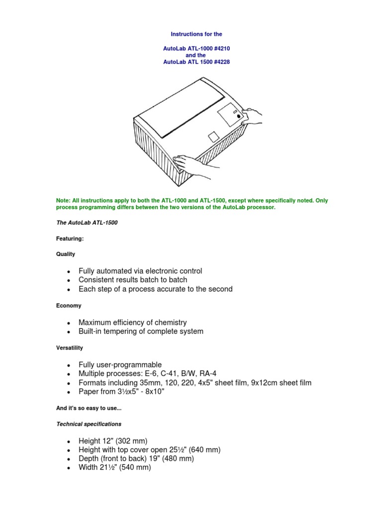 Atl 1000 1500 Manual | PDF | Electrical Connector | Water