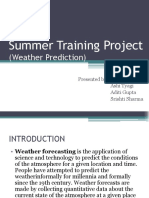 Summer Weather Prediction Project